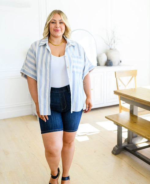 Judy Blue Denim Biker Shorts