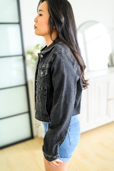 Judy Blue Cropped Denim Jacket