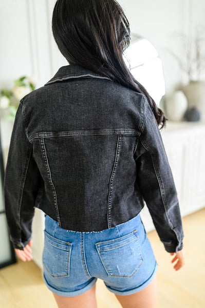 Judy Blue Cropped Denim Jacket