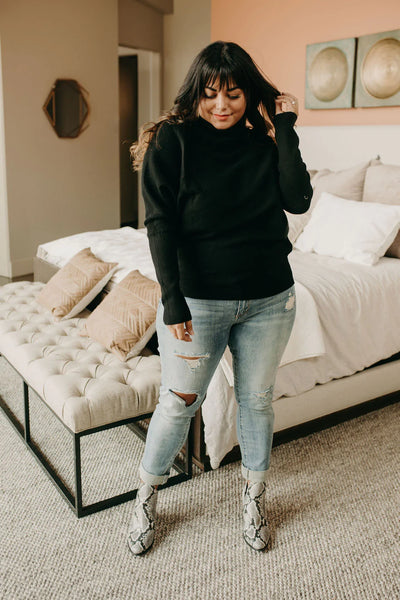 Slouchy Ribbed Sweater