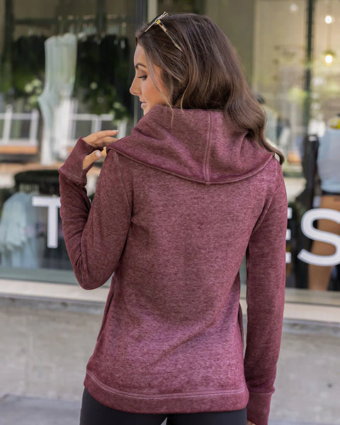 Fleece Wrap Sweater