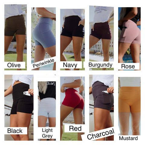 Buttery Soft Yoga Pocket Shorts