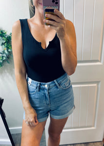 Buttery Soft Keyhole Sleeveless Bodysuit
