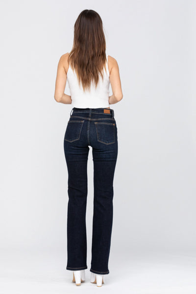 Judy Blue Darkwash Non-Distressed Bootcut