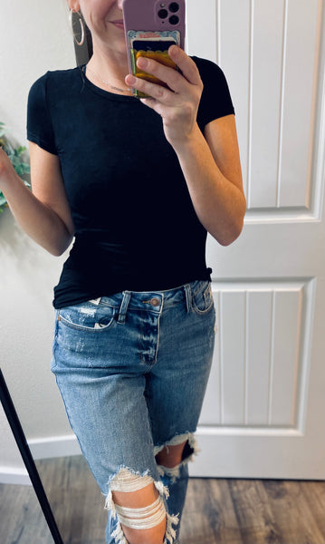 Crewneck Basic Short Sleeve Tee