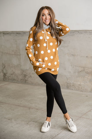 Mustard Polka Dot Ampersand Ave. Doublehood