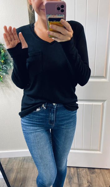 Spring Pocket Long Sleeves