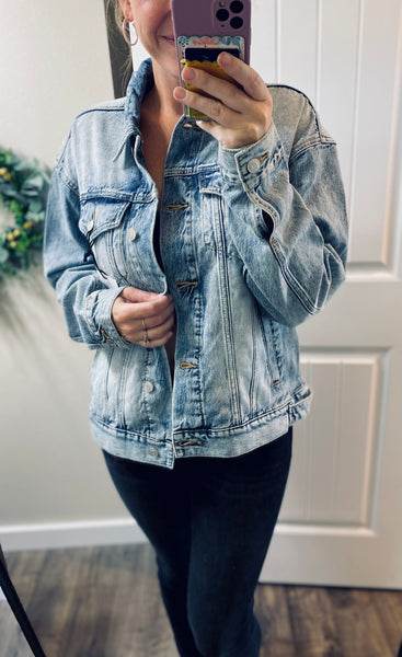 Midwash Non-Distressed Denim Jacket