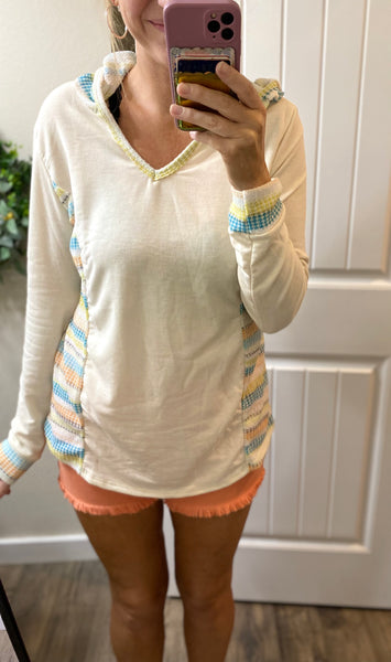 Beach Hoodie with Accent