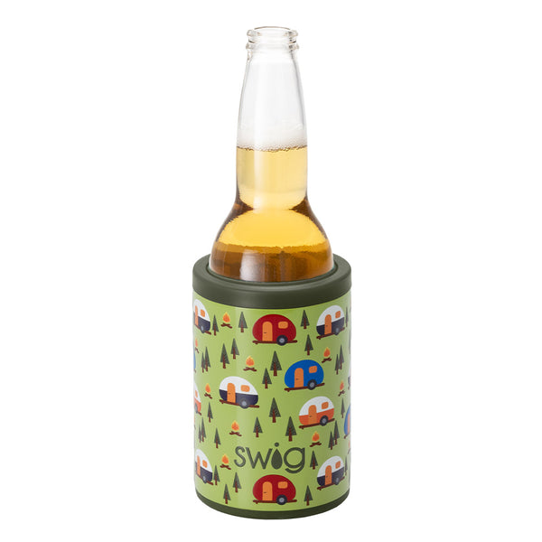 12oz Happy Camper Swig Can/Bottle Cooler