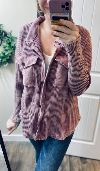 Vintage Wash Button Up