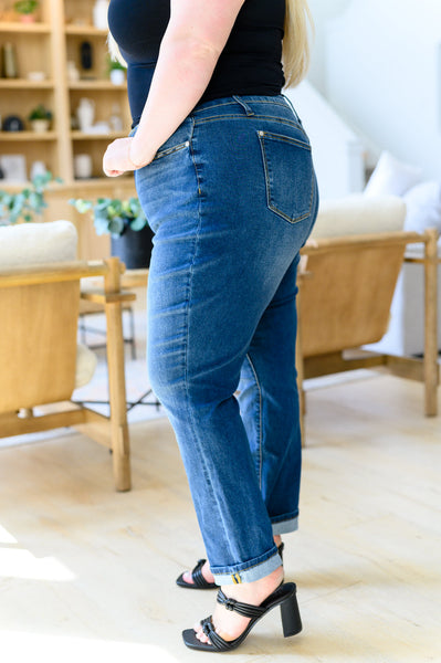 Judy Blue Cool Non-Distressed Boyfriend Jeans