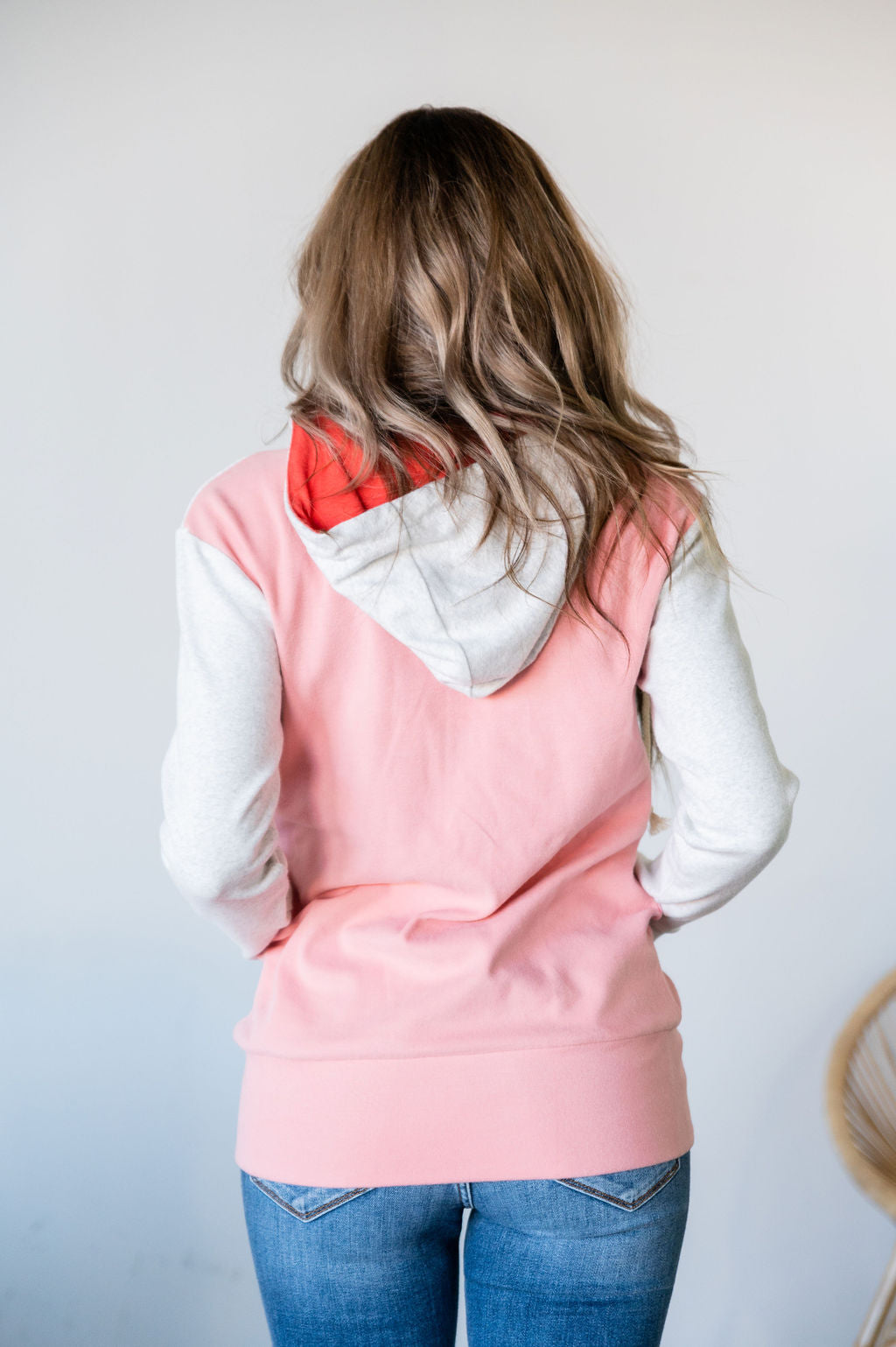 Ampersand Ave. Summer Pink 1/2 Zip Hoodie