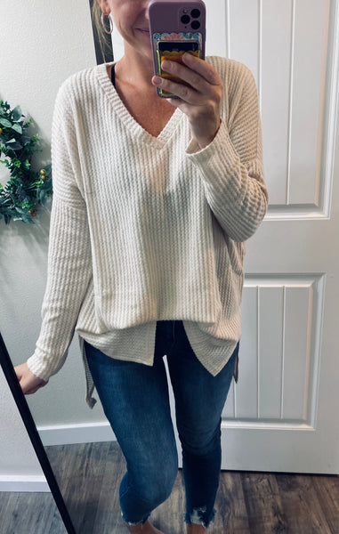 Waffleknit Long Sleeve
