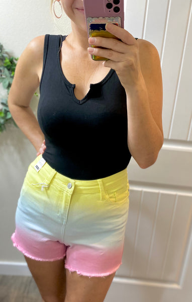 Judy Blue Dip Dye Denim Shorts