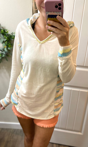 Beach Hoodie with Accent