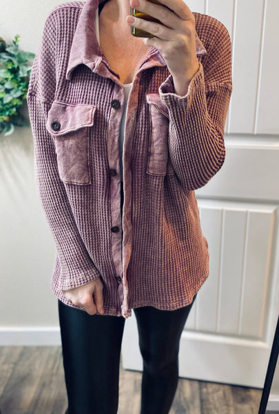 Vintage Wash Button Up
