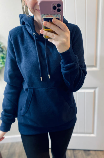 Preorder Navy Wanakome Fleece Pullover