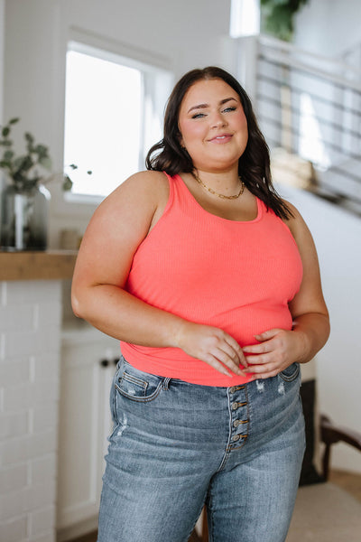Everybody's Favorite Racerback Tank in Coral