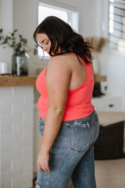 Everybody's Favorite Racerback Tank in Coral