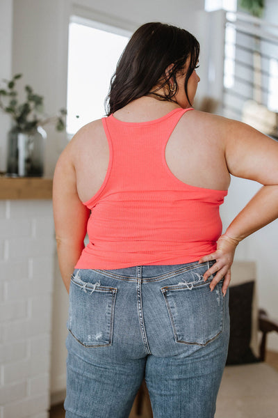 Everybody's Favorite Racerback Tank in Coral