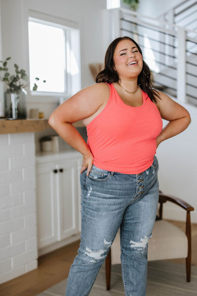 Everybody's Favorite Racerback Tank in Coral