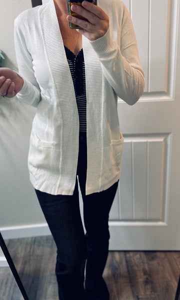 Ribbed Cardigan