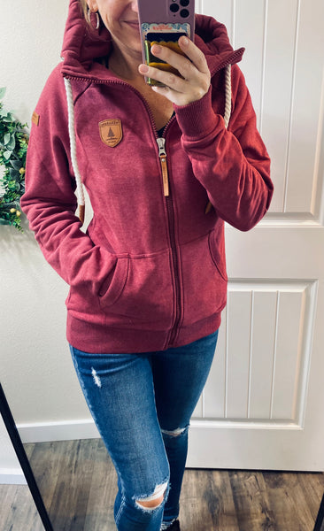 Rhubarb Full Zip Wanakome