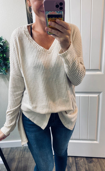 Waffleknit Long Sleeve