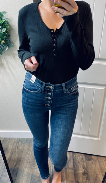 Judy Blue Buttonfly Skinny Denim