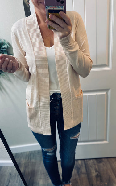 Ribbed Cardigan