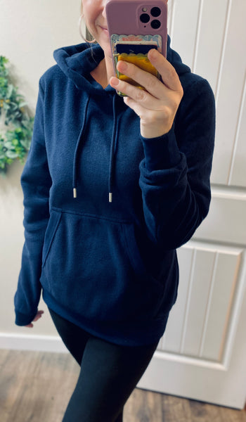 Preorder Navy Wanakome Fleece Pullover