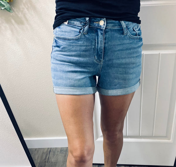 Judy Blue Cuff Shorts