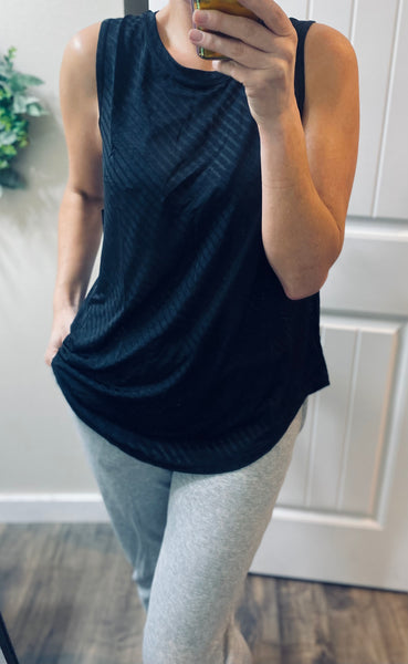Black Workout Tank Top