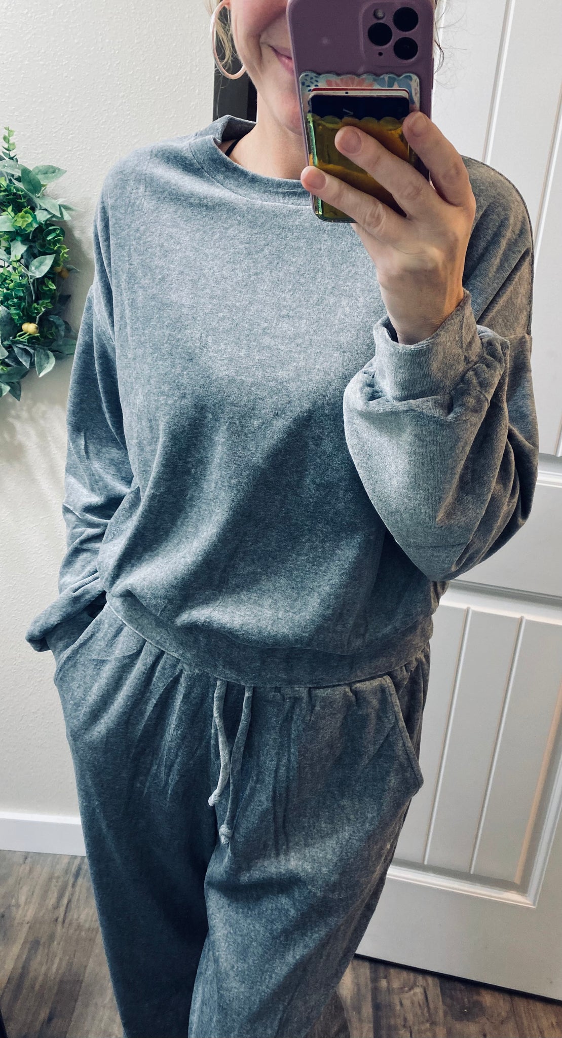 Velour Lounge Outfit