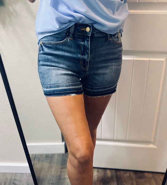 Judy Blue MR Release Hem Shorts