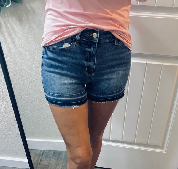 Judy Blue MR Release Hem Shorts