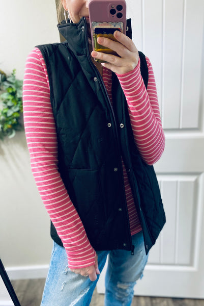 Spring Thumb Hole Henley Long Sleeve