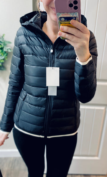 Black Puff Jacket