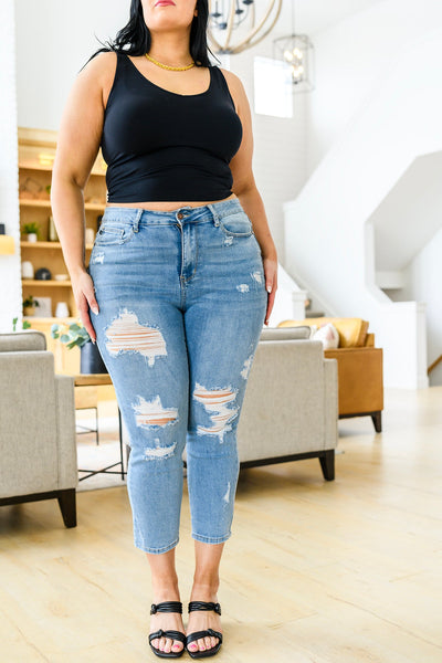 Judy Blue  Destroyed Boyfriend Jeans