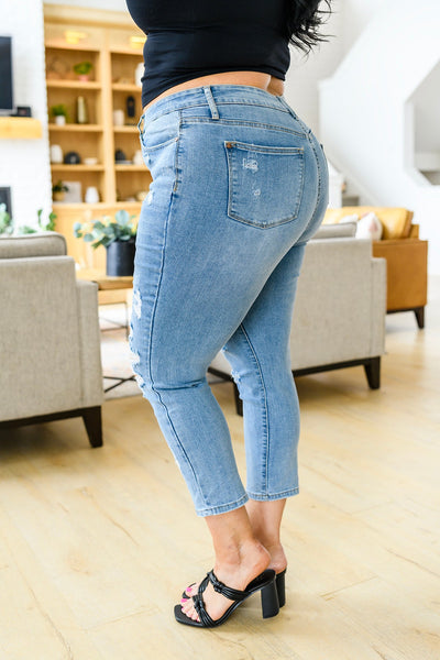 Judy Blue  Destroyed Boyfriend Jeans