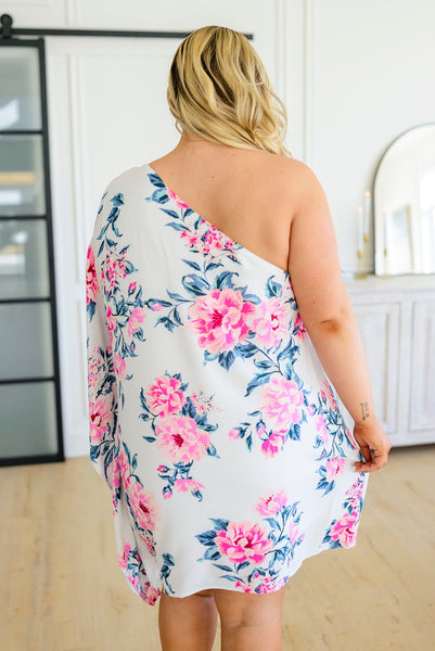 Floral One Shoulder Dress