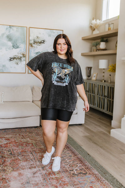 Free Bird Mineral Wash Tee