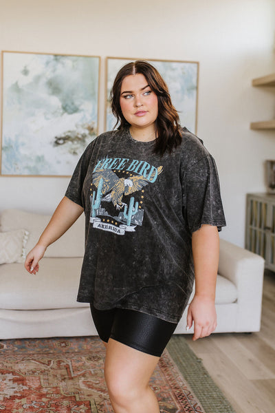 Free Bird Mineral Wash Tee