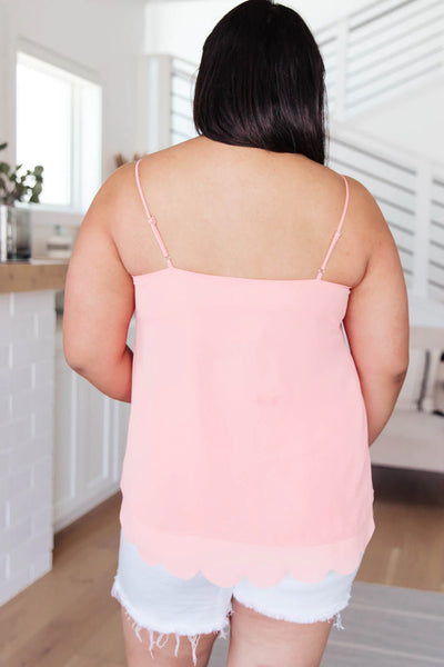From Working to Weekend Tank in Peach