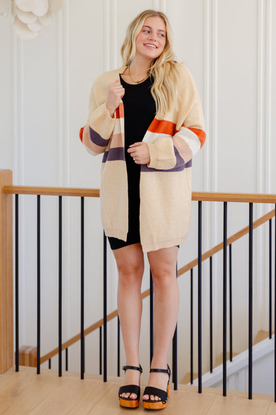 Story Striped Cardigan