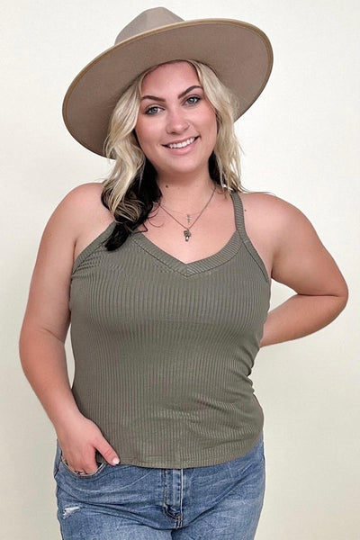 New! Ribbed Tank