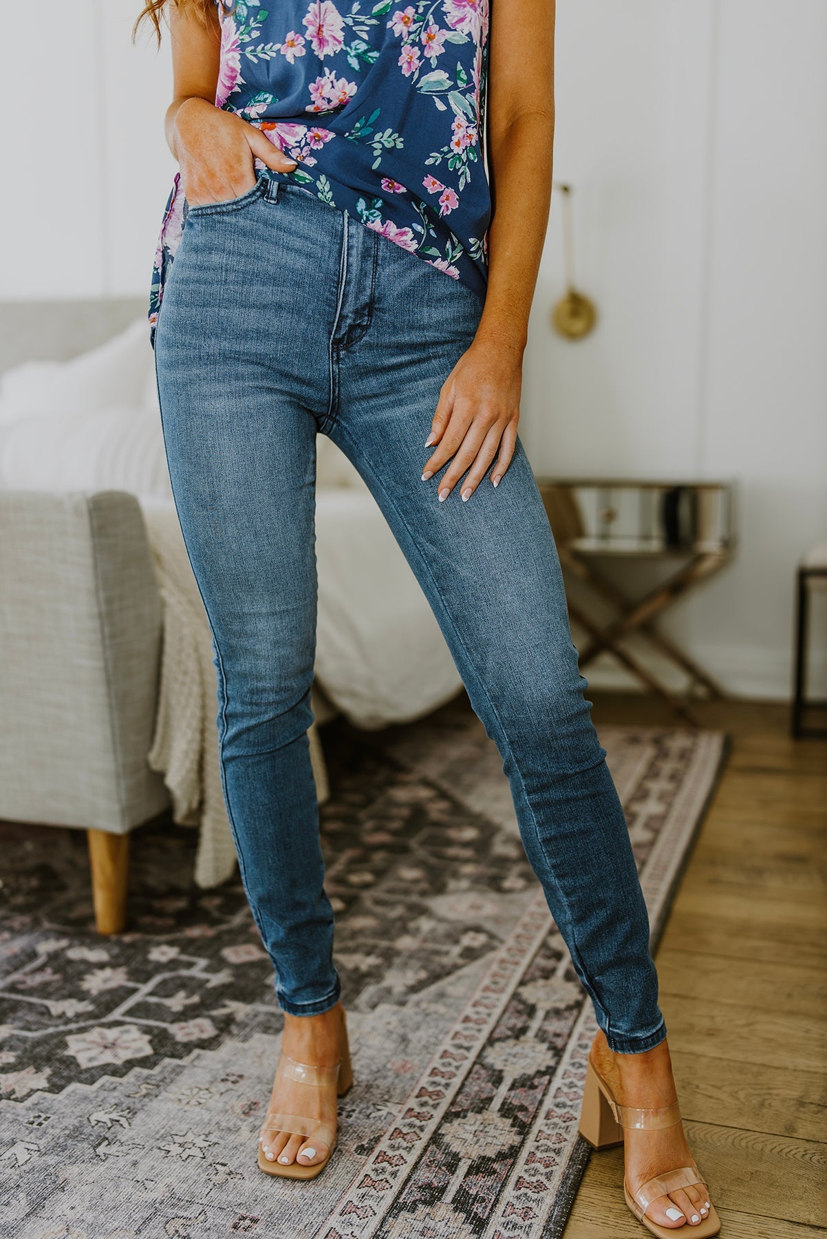 Judy Blue Tummy Control Cool Denim Skinny – Sweet Summit Boutique