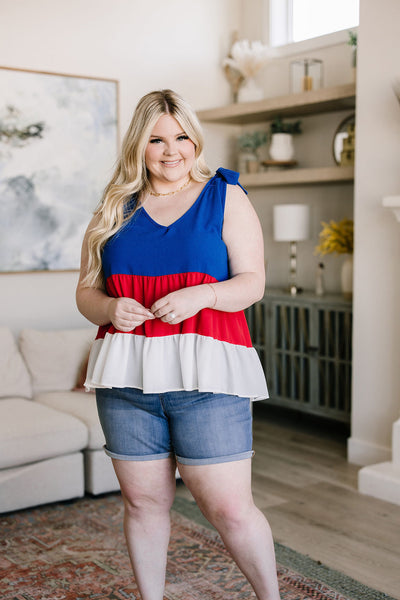 American Color Block Tank