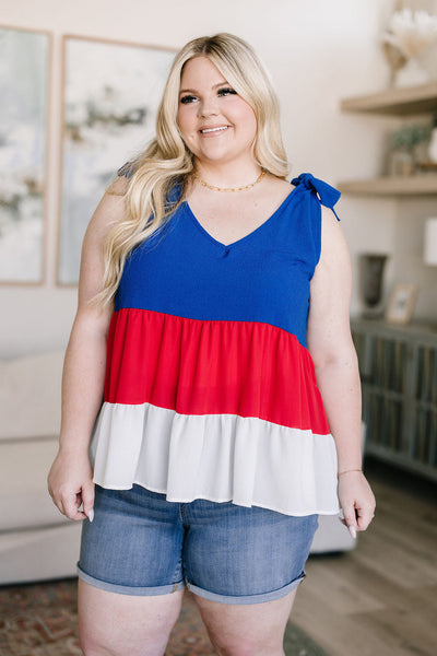 American Color Block Tank